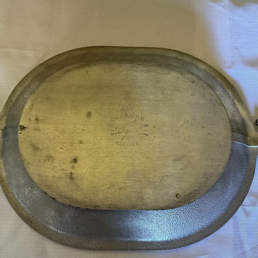 Guardian Service 3-Star Heavy Cast Aluminum Oval‎ Fish Steak Sizzler Tray 15